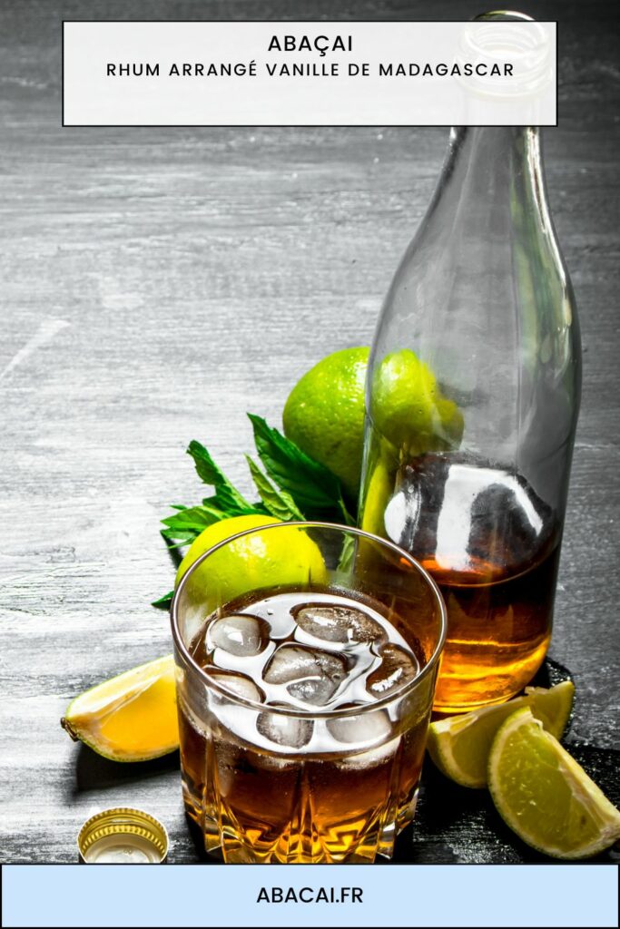 Rhum arrangé à la vanille de Madagascar en macération
