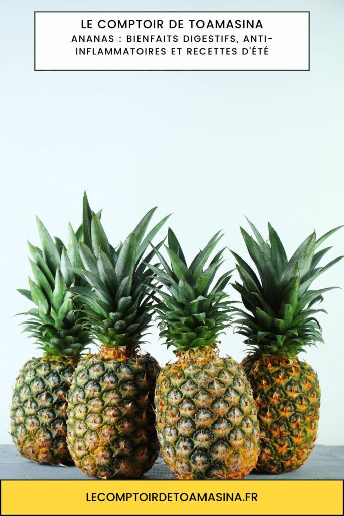 Ananas frais pour le saute de porc au curry doux