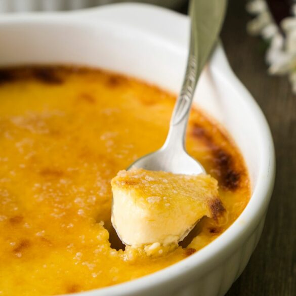 La crème brûlée à la vanille Bourbon de Toamasina