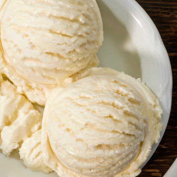 La glace vanille maison à la gousse de Madagascar