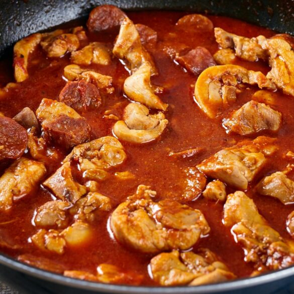 Blancs de poulet au chorizo