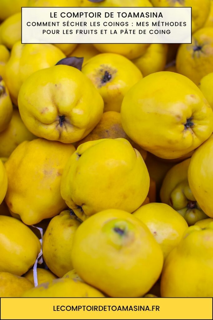 Coings et pâte de coing