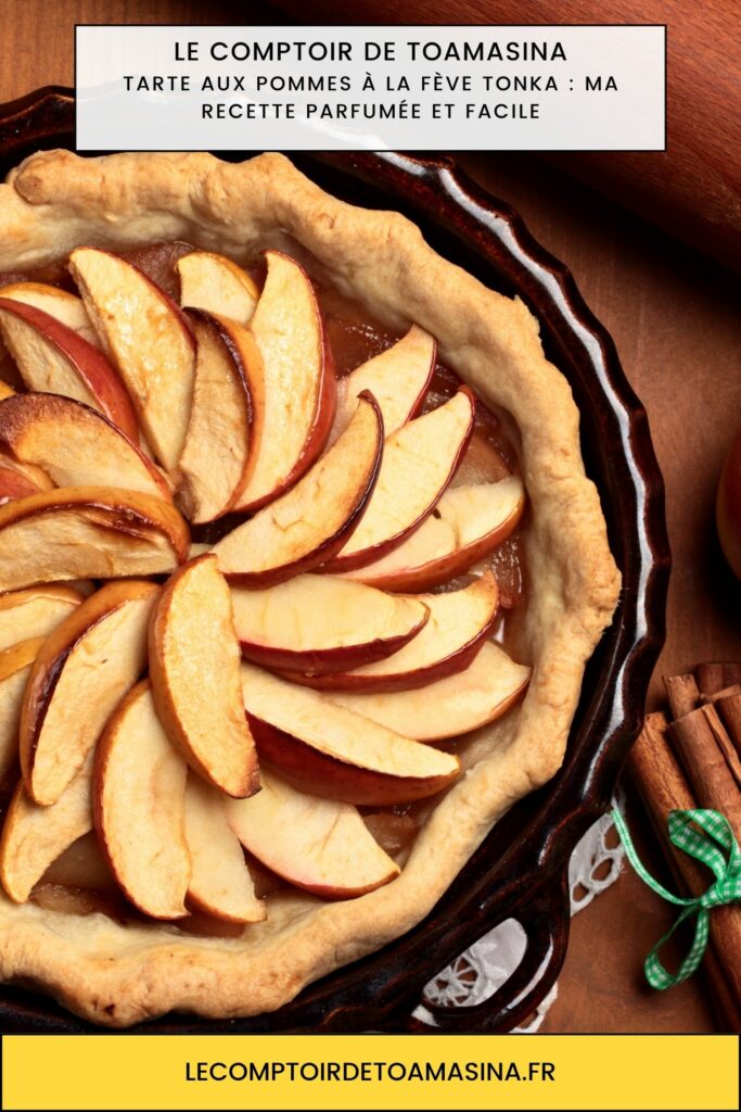 Pommes et fève tonka