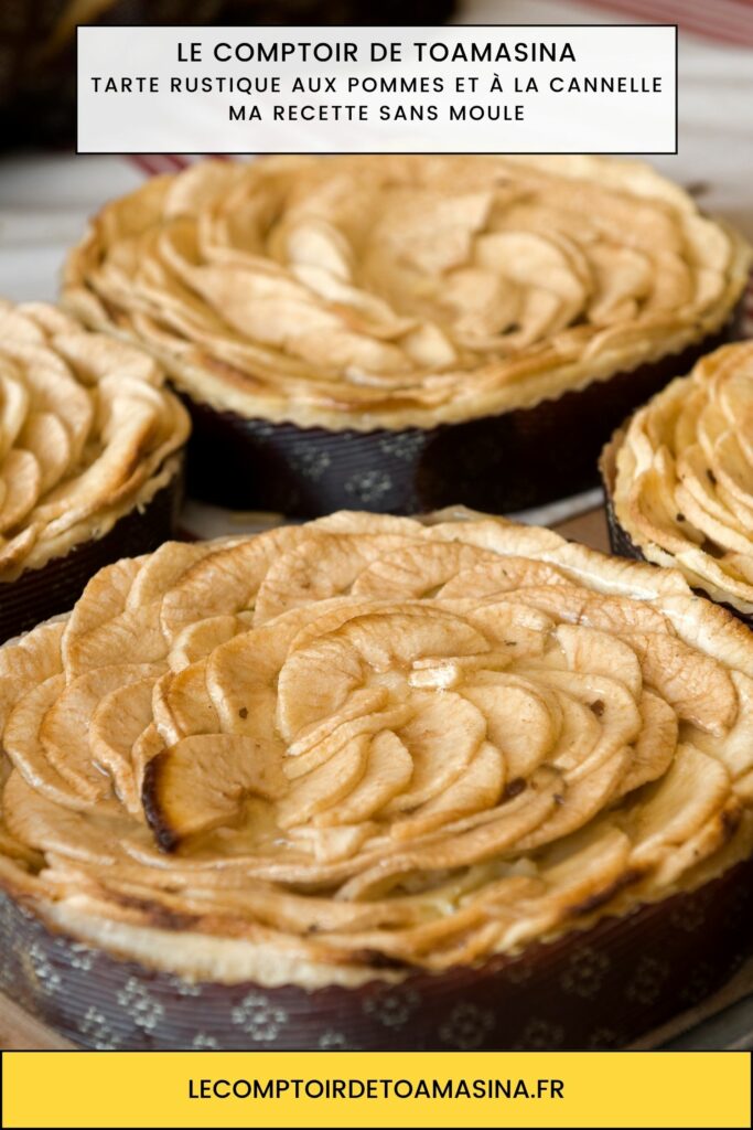 Tarte rustique aux pommes et à la cannelle ma recette sans moule