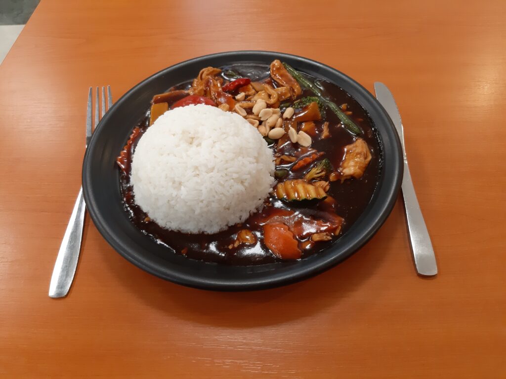 Poulet teriyaki, sauce brillante