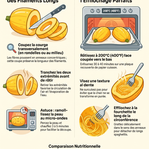 Guide de la courge spaghetti